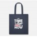 The Time Is Now Livestock Farm Navy Tote Bag